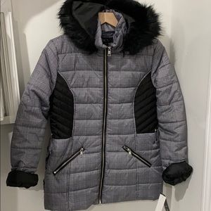 Fur puffer jacket